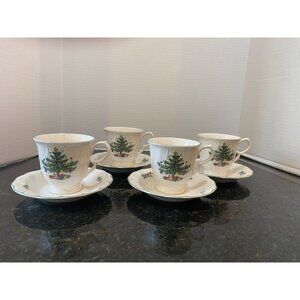 Nikko Happy Holidays Cup and Saucers (Qty. 4)